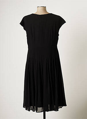 Rochie midi țesătură crep mâneci scurte negru MYRINE ANTWERP femeie