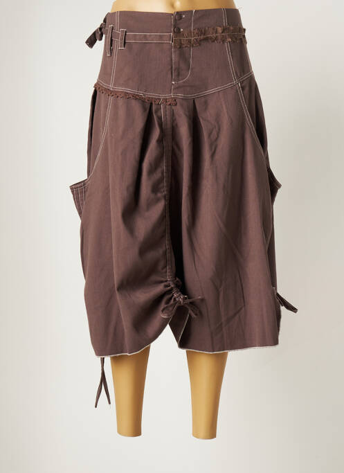 Fustă midi maro LOLA ESPELETA femeie