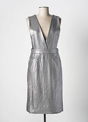 Rochie midi gri RYUJEE femeie