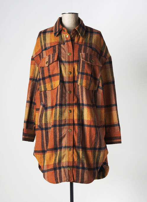 Palton scurt portocaliu WILD femeie