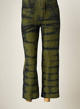 Pantalon 7/8 elasticitate mărime normală verde CHARLIE JOE femeie