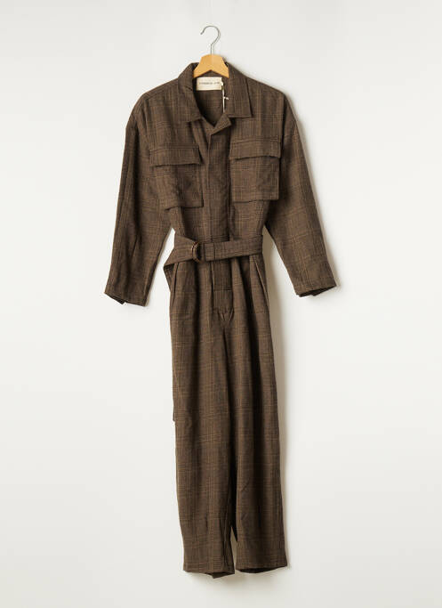 Salopetă-pantalon maro CHARLIE JOE femeie