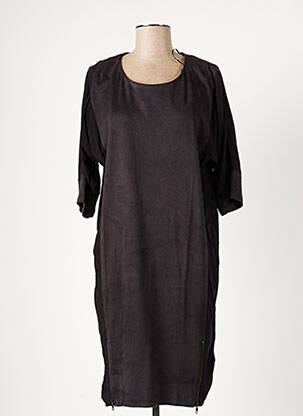 Rochie midi mâneci scurte mâneci scurte negru B.YOUNG femeie