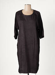 Rochie midi mâneci scurte mâneci scurte negru B.YOUNG femme
