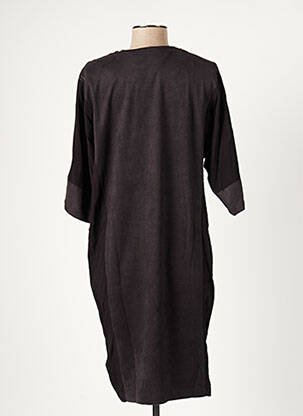 Rochie midi mâneci scurte mâneci scurte negru B.YOUNG femeie