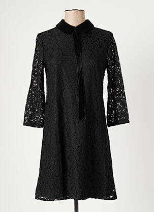 Rochie scurtă mâneci 3/4 mâneci 3/4 negru RYUJEE femeie