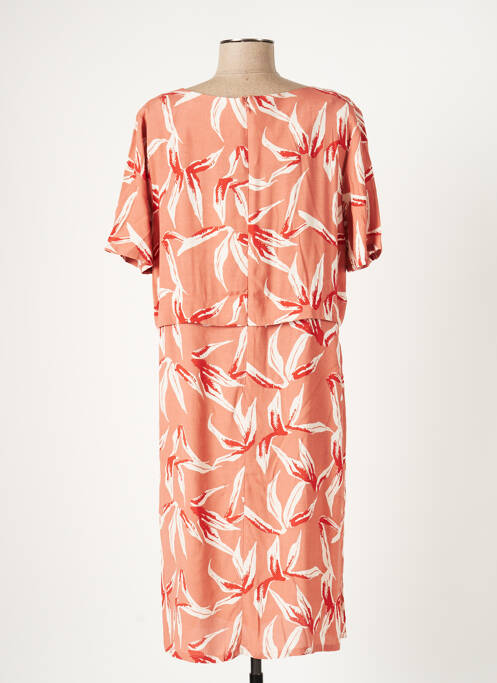 Rochie midi portocaliu ICHI femeie