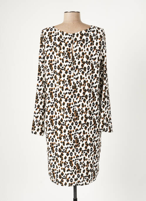 Rochie midi maro ICHI femeie