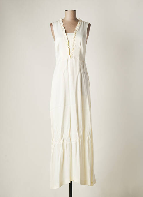 Rochie lungă bej ICHI femeie