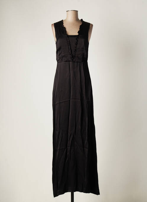 Rochie lungă negru ICHI femeie