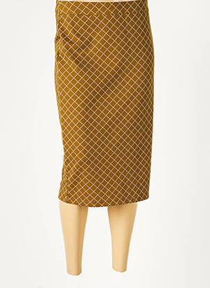 Fustă midi verde ICHI femeie