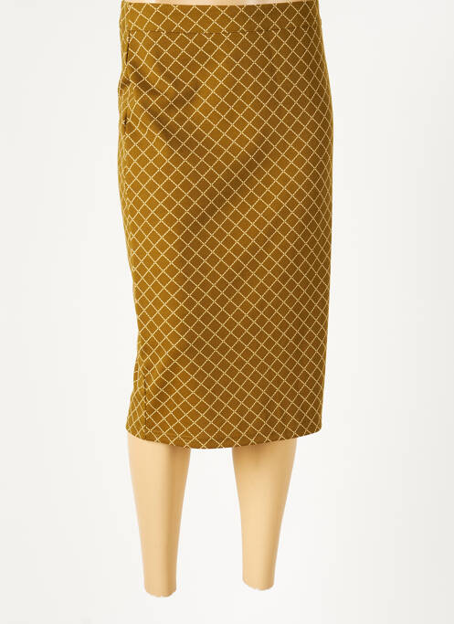 Fustă midi verde ICHI femeie