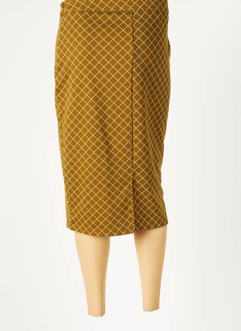 Fustă midi verde ICHI femeie