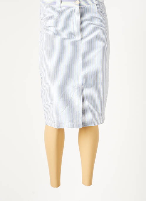 Fustă midi albastru ICHI femeie