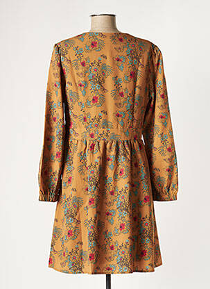 Rochie scurtă mâneci lungi mâneci lungi maro THE KORNER femeie