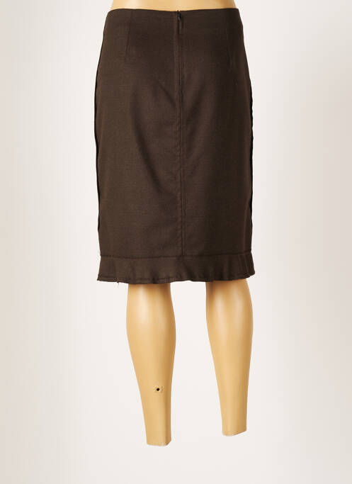 Fustă midi maro VICTOIRE femeie