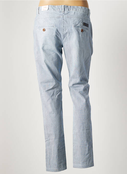 Pantalon chino țesătură poplin mărime normală albastru SUPERDRY femme