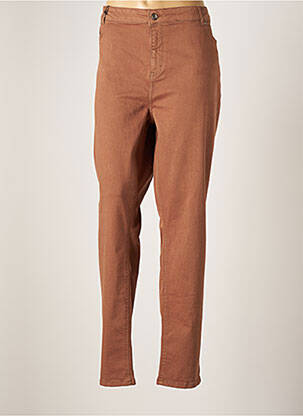 Pantalon slim maro YESTA femeie