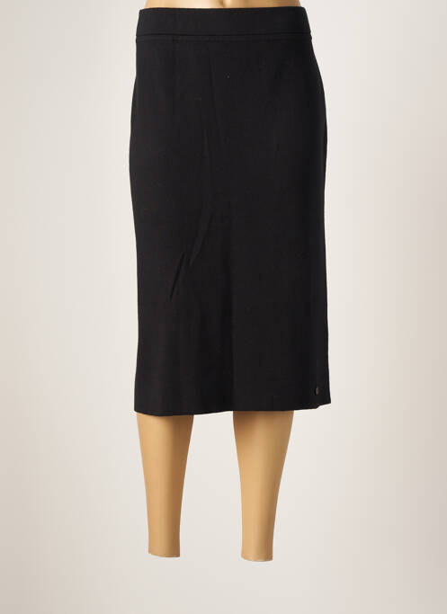 Fustă midi negru OPEN END femeie