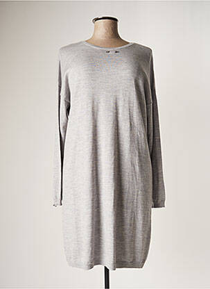 Rochie midi gri BARBARA BUI femeie