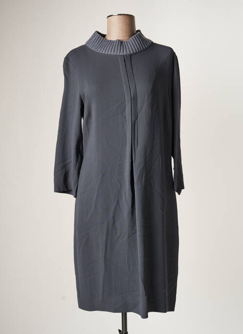 Rochie midi mâneci lungi mâneci lungi gri FABIANA FILIPPI femme