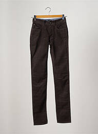 Pantalon slim broderie cu nituri mărime normală maro ARMANI femme