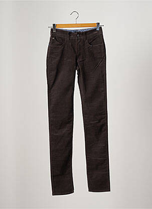 Pantalon slim maro ARMANI femeie