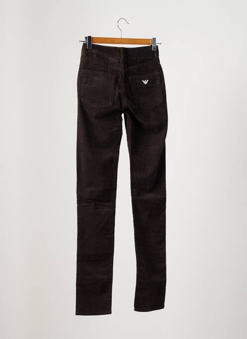 Pantalon slim maro ARMANI femeie