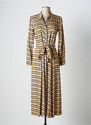 Rochie midi bej STELLA FOREST femeie