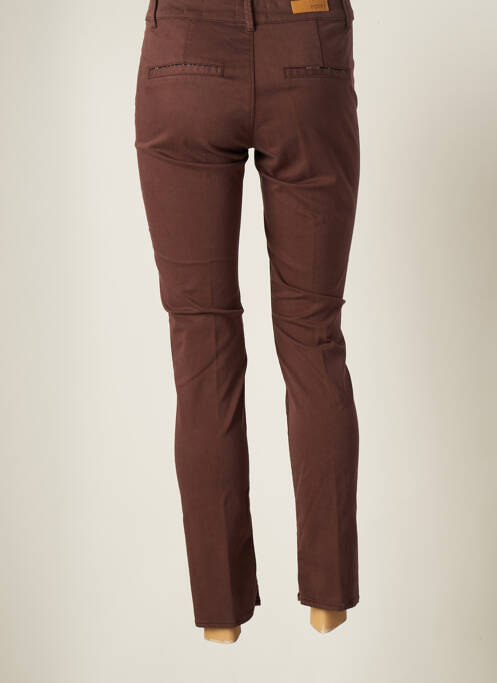 Pantalon chino maro HOPPY femeie