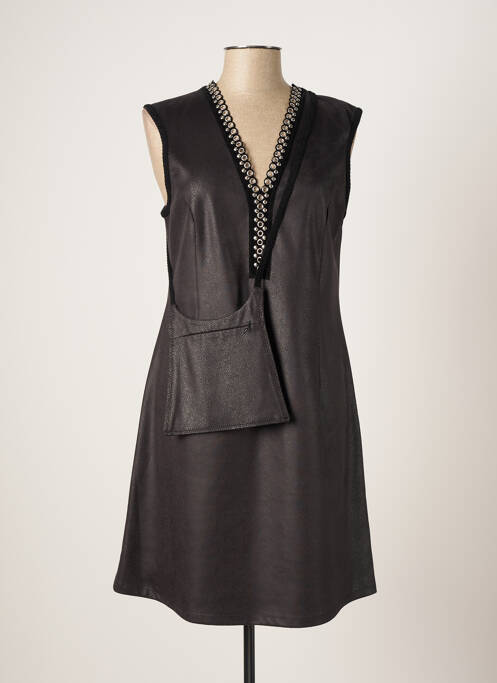 Rochie midi negru LO! LES FILLES femeie