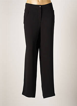 Pantalon drept țesătură crep mărime normală negru ANNE KELLY femeie