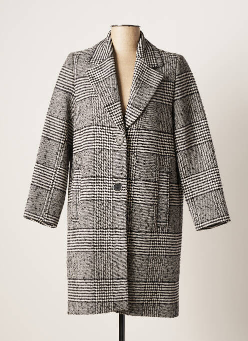 Palton lung gri QUEENIE femeie