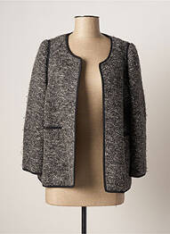 Jachete casual guler rotund gri PABLO femme