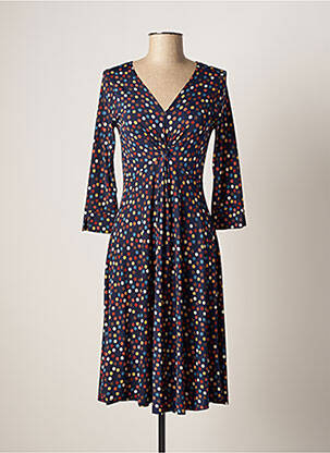 Rochie midi mâneci 3/4 mâneci 3/4 albastru SASSIA femeie
