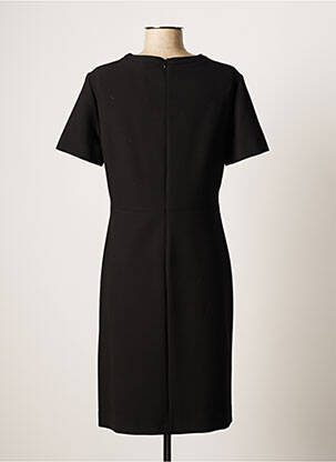 Rochie midi închidere cu fermoar la spate mâneci scurte negru GERARD DAREL femeie
