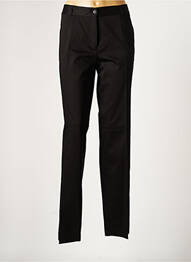 Pantalon chino țesătură poplin mărime normală negru KACY femme