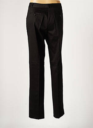 Pantalon chino țesătură poplin mărime normală negru KACY femeie