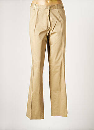 Pantalon chino maro KACY femeie