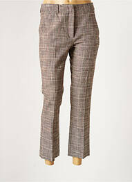 Pantalon chino închidere cu fermoar sub clapetă cu cârlig gri GERARD DAREL femme