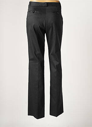 Pantalon chino țesătură poplin mărime normală negru KACY femeie