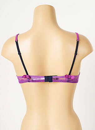 Sutien fără armatură top triunghiuri violet PRINCESSE TAM-TAM femeie