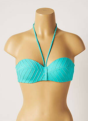 Sutien de costum de baie top sutien modelat top sutien modelat albastru LOU femeie