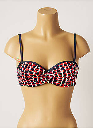 Sutien de costum de baie roșu VARIANCE femeie