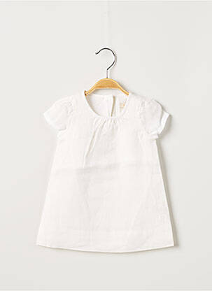 Rochie scurtă alb OVALE fată