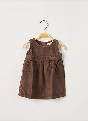 Rochie scurtă maro OVALE fată