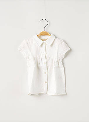 Rochie scurtă alb OVALE fată