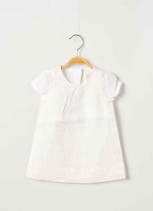 Rochie scurtă alb OVALE fată