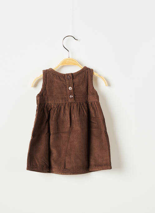 Rochie scurtă maro OVALE fată