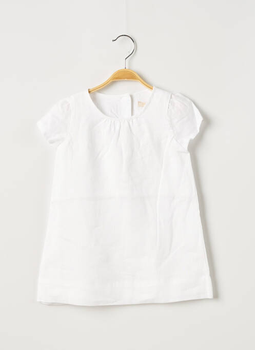 Rochie scurtă alb OVALE fată